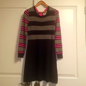 Elisa J long sleeved fit and flare PM dress
